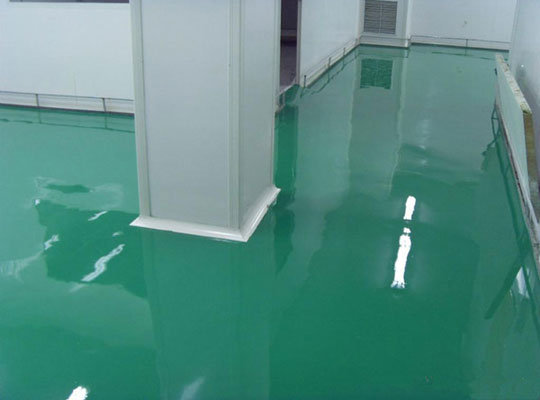 环氧树脂自流平地坪漆涂料施工注意细则